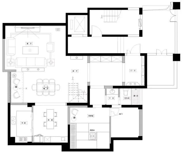 东莞市简约风装修案例,东莞200平米复式装修效果图