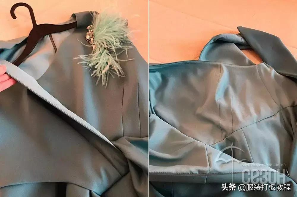 时尚连衣裙的裁剪制作视频,蝴蝶结连衣裙设计图