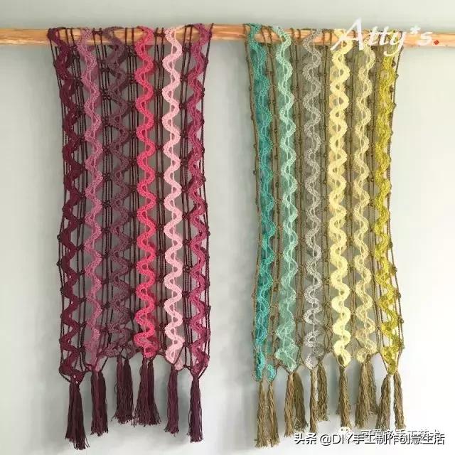 手工diy钩针编织围巾教程,diy手工编织围巾教程