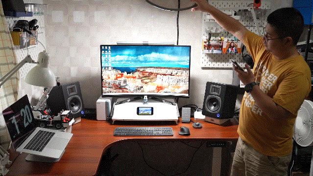 打造理想的居家办公环境：乐歌升降桌/台+明基灯具晒单