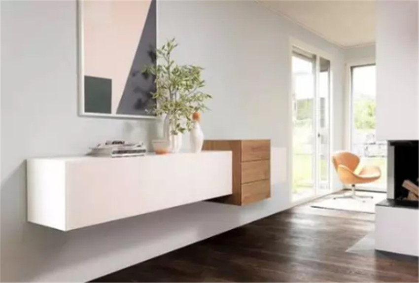 柜子悬空挂墙,柜子悬空收纳