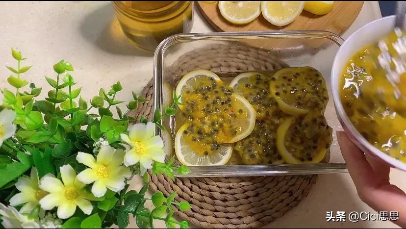 百香果柠檬蜜怎么熬制,柠檬百香果蜜制作方法