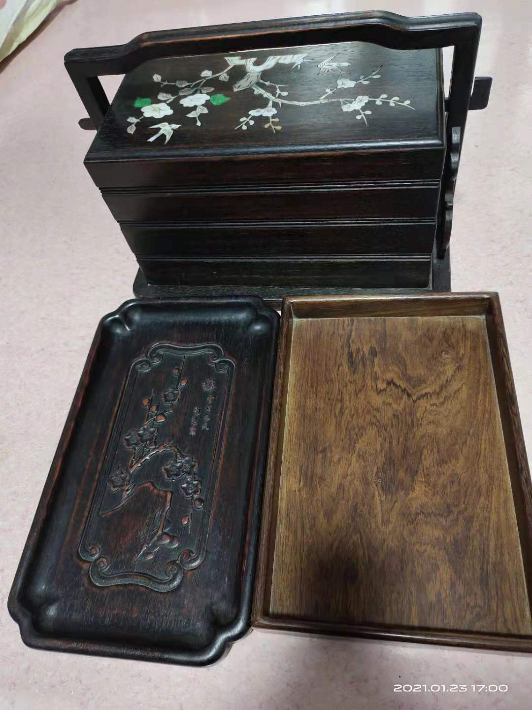 精品小叶紫檀黄花梨,木中之王紫檀视频