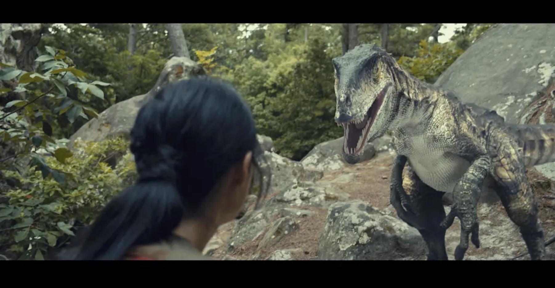 辣眼睛，辣脑子，还辣什么自己说，恐龙被一刀捅死，笑死你不偿命