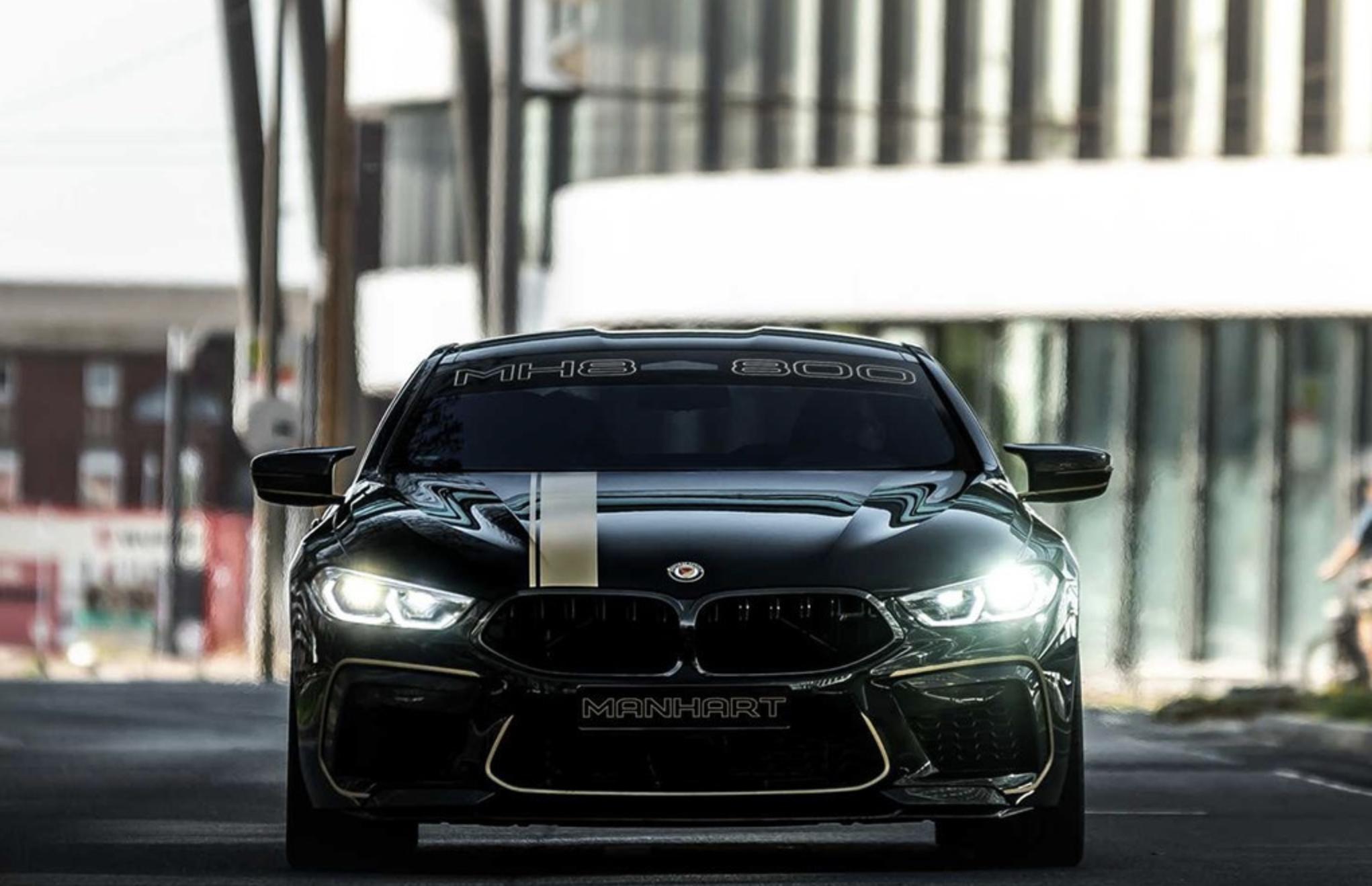 宝马m8四门轿跑爆改,宝马m8manhart改装版