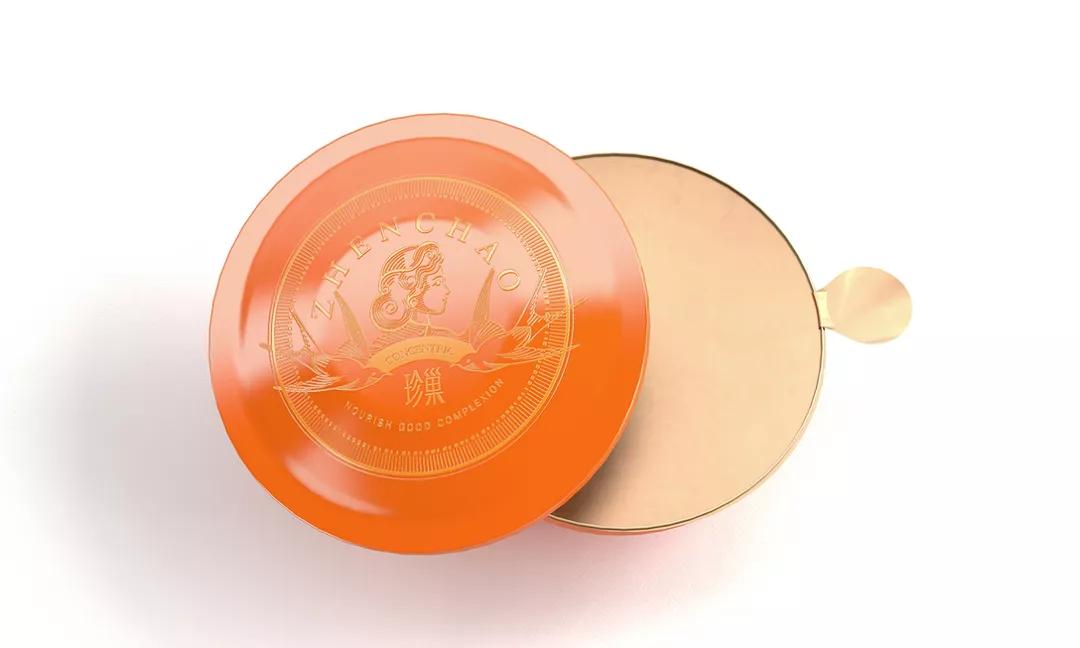 兔年元素的燕窝包装盒展开图,好看的燕窝包装设计