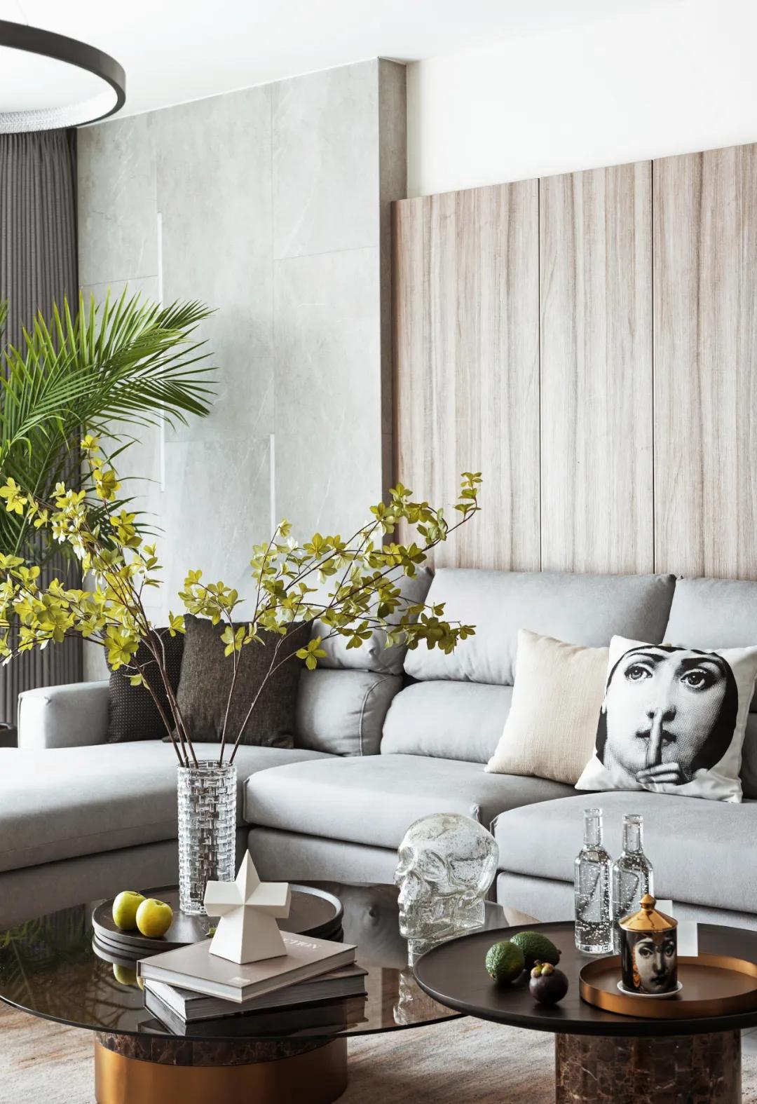 175平米轻奢风格装修,小户型黑白灰原木色极简风格