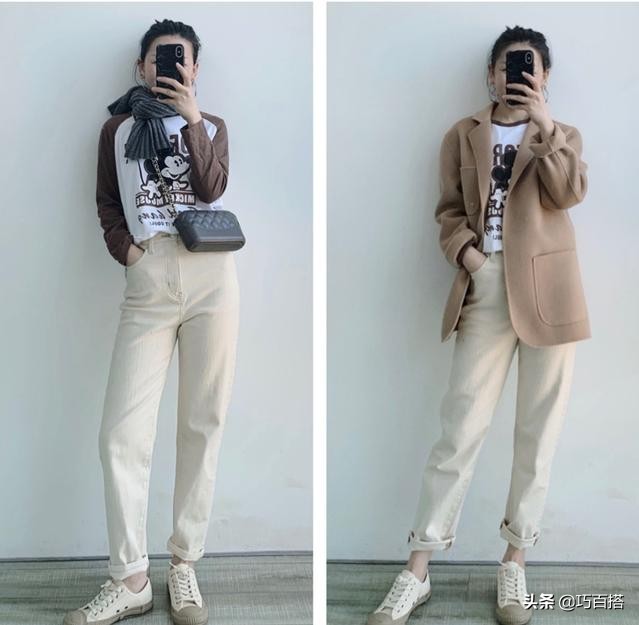 冬天胖人穿白色牛仔裤好看吗,男士冬天白色牛仔裤