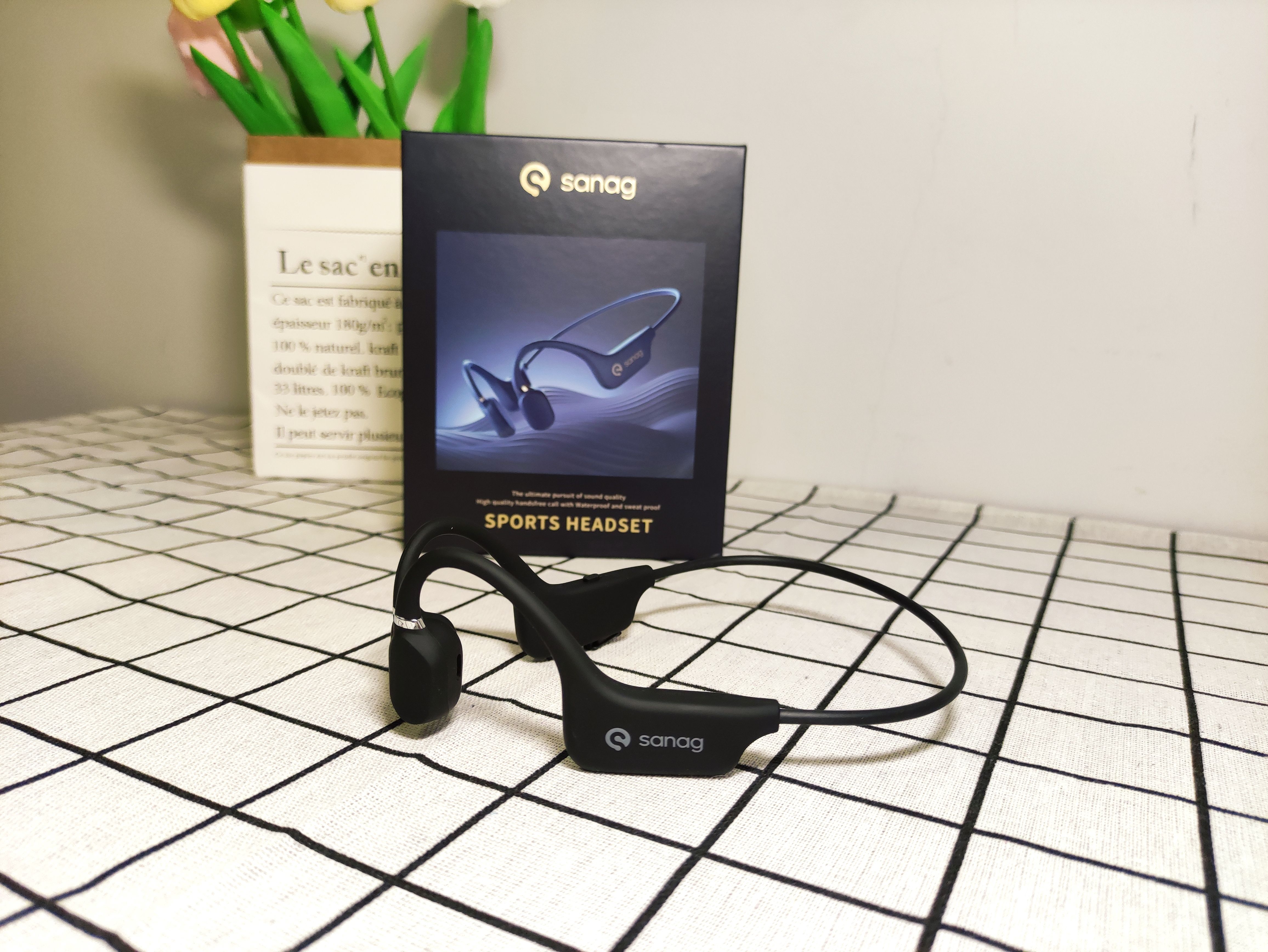 sanga骨传导耳机a5s评测,不入耳9d环绕音效蓝牙耳机