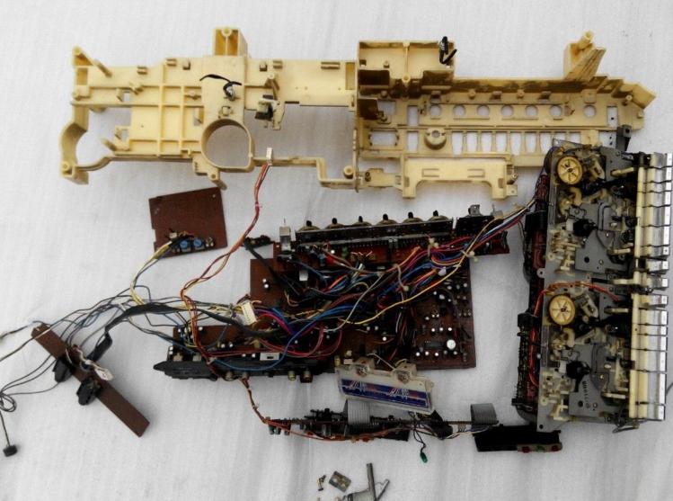 夏普收录机777的尺寸是多少,夏普777收录机电机拆卸视频