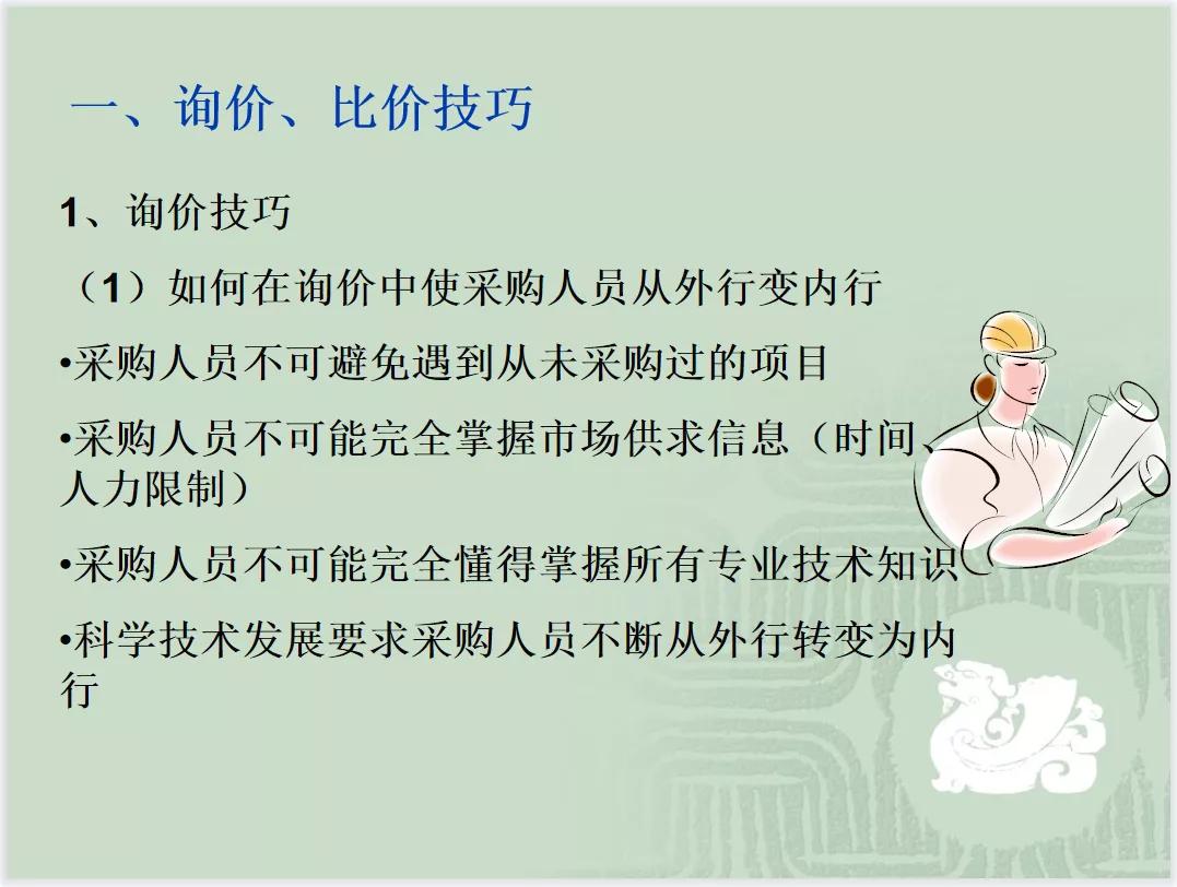 采购与供应商管理及采购谈判技巧（PPT）