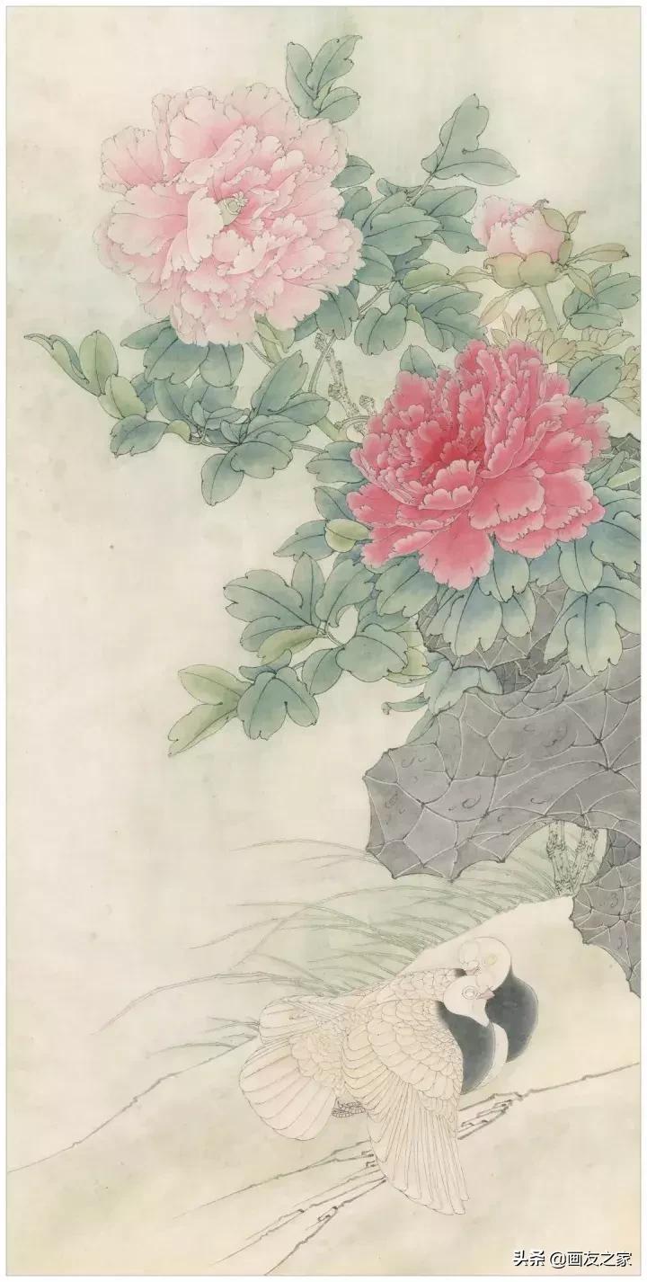 工笔画小青绿山水画法教程,国画工笔白雾画法