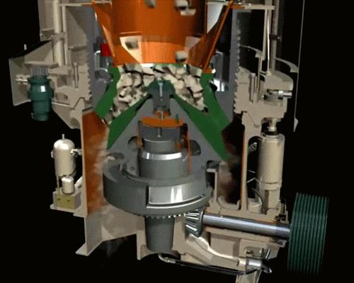 圆锥破碎机固定衬板磨损故障原因,圆锥衬板破裂怎么处理