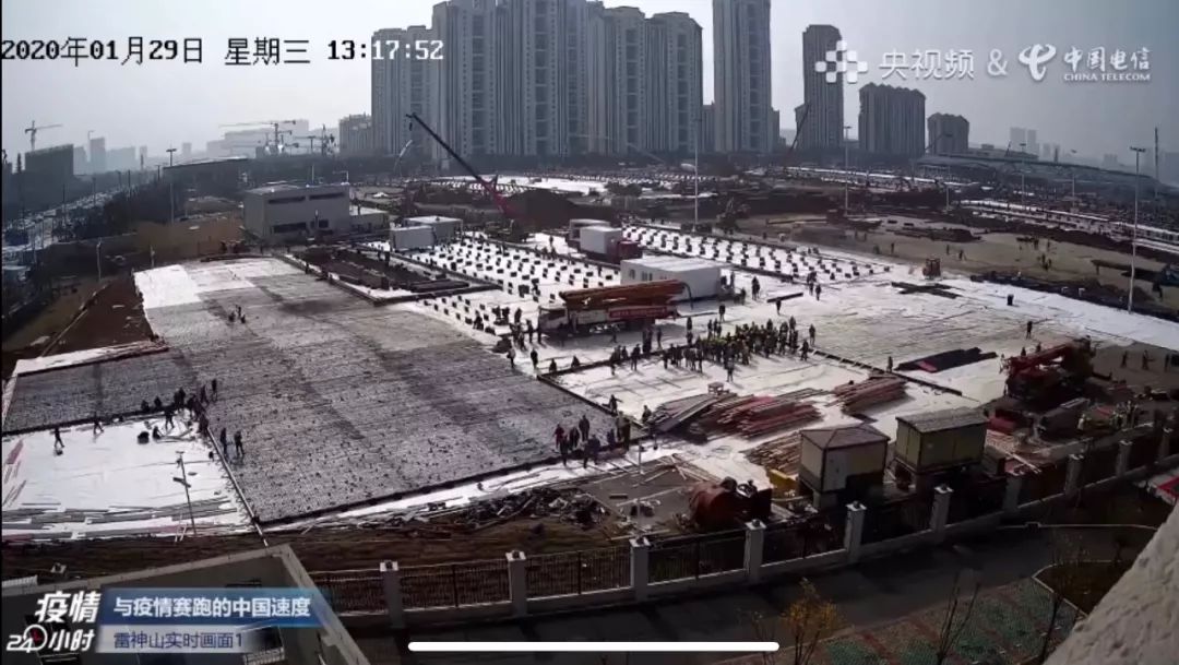 3000万网络包工头不睡觉,看武汉造医院!为中国速度点赞