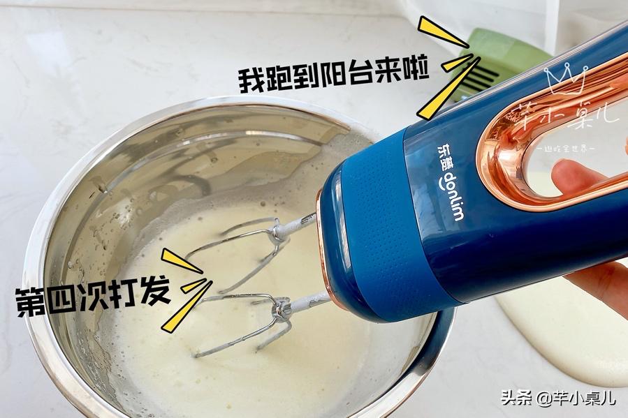 古早蛋糕慢速教程,八寸古早戚风蛋糕翻车