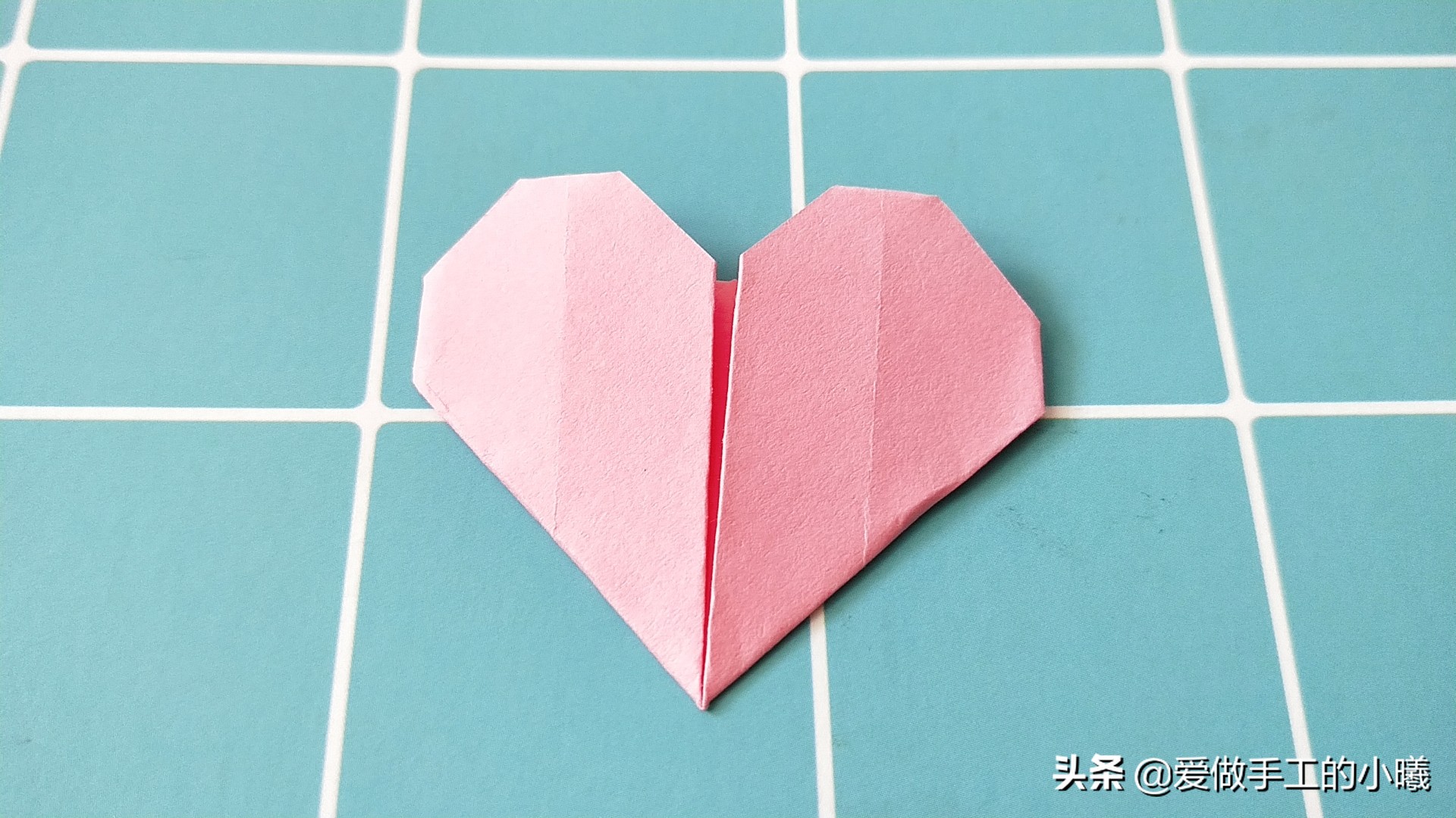 手工折纸爱心戒指简单又好看,折纸戒指简单方法大全图解