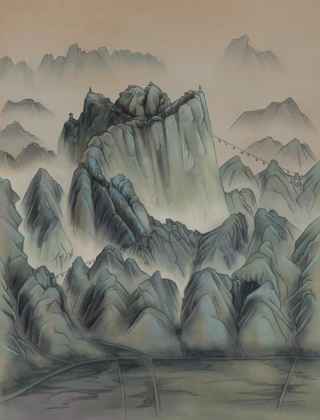 华山地图高清版攻略,最全华山攻略地图