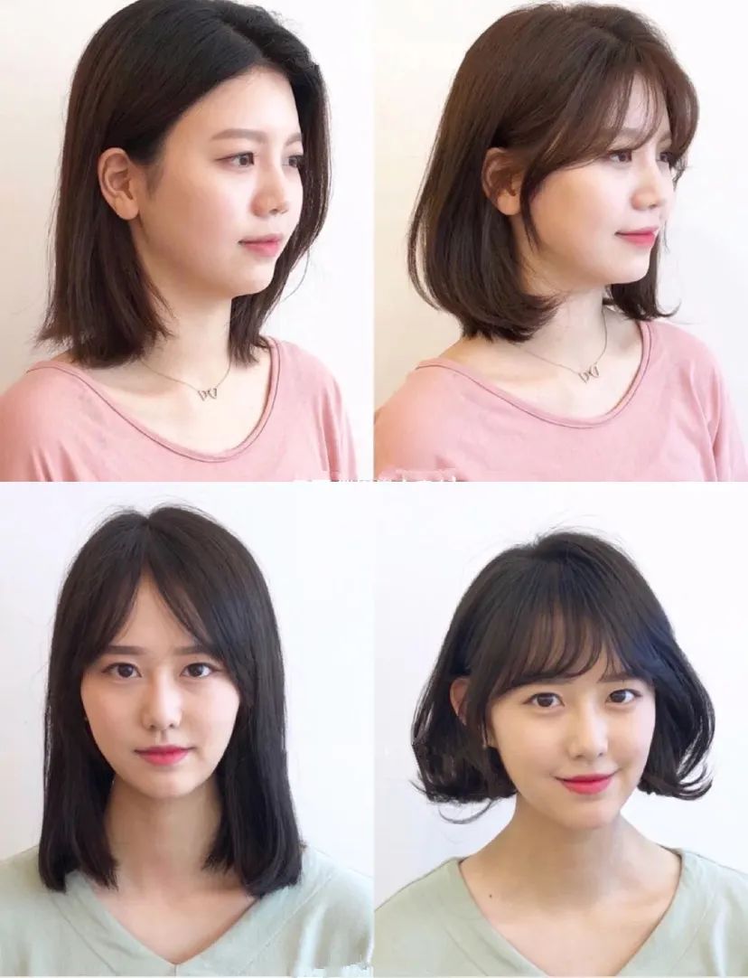 大圆脸型的女生适合剪短发,学生党剪短发适合大脸和长脸