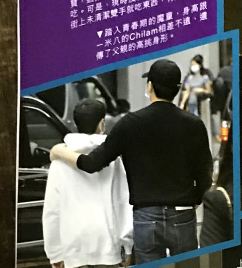 张智霖儿子街头对话,张智霖和儿子超像