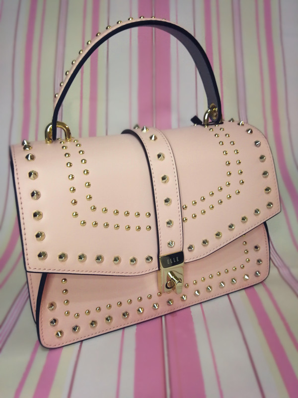 pernelle白色铆钉小包,elle双肩铆钉背包