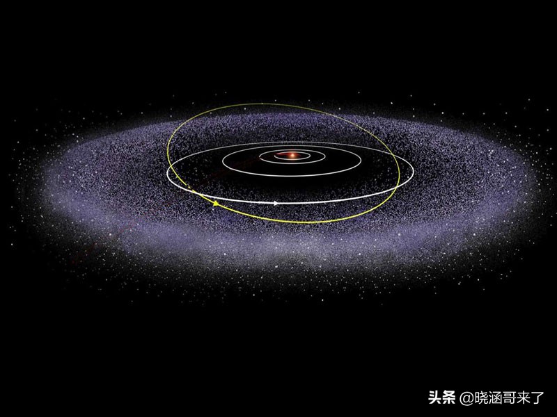 10.4万亿公里的彗星,86年哈雷彗星经过地球照片