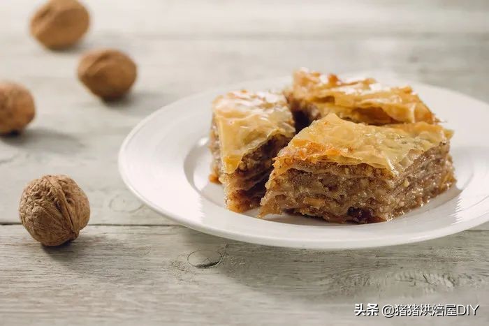 土耳其甜品奶酪果仁蜜饼,土耳其果仁蜜饼视频
