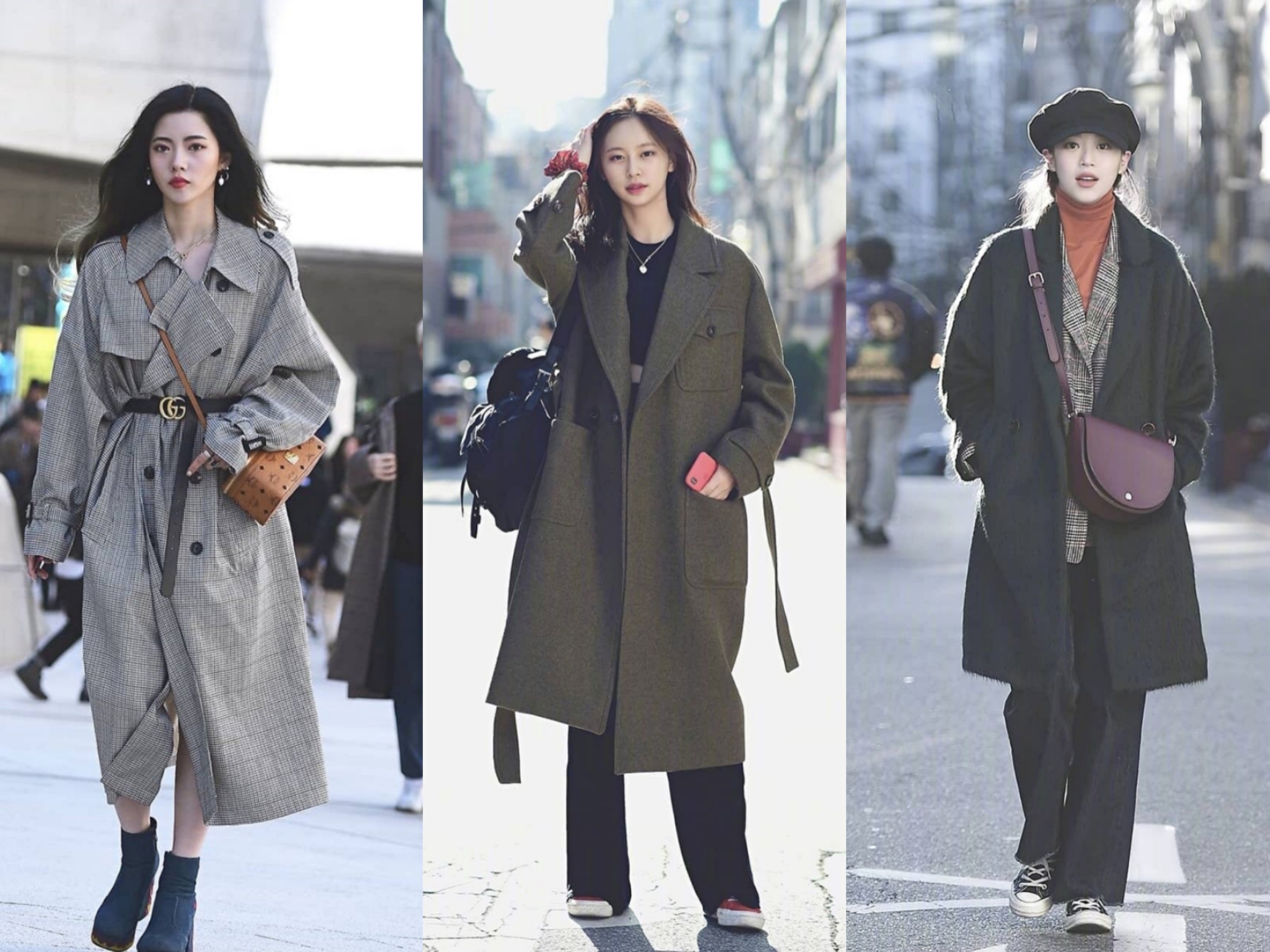 韩国复古风穿衣搭配,韩国首尔女生的早秋穿搭