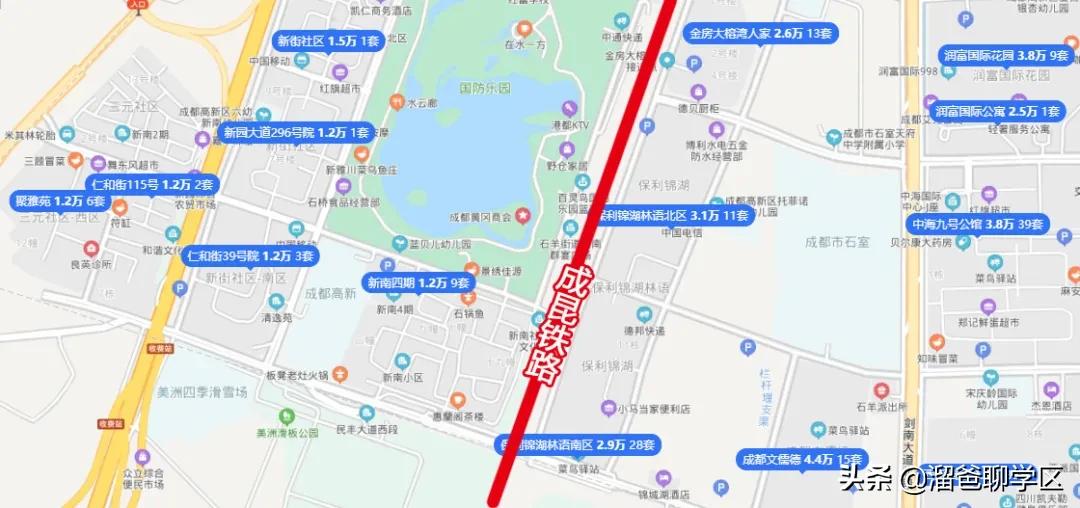 一条马路之隔房价差距大,相隔一条街房价差几倍