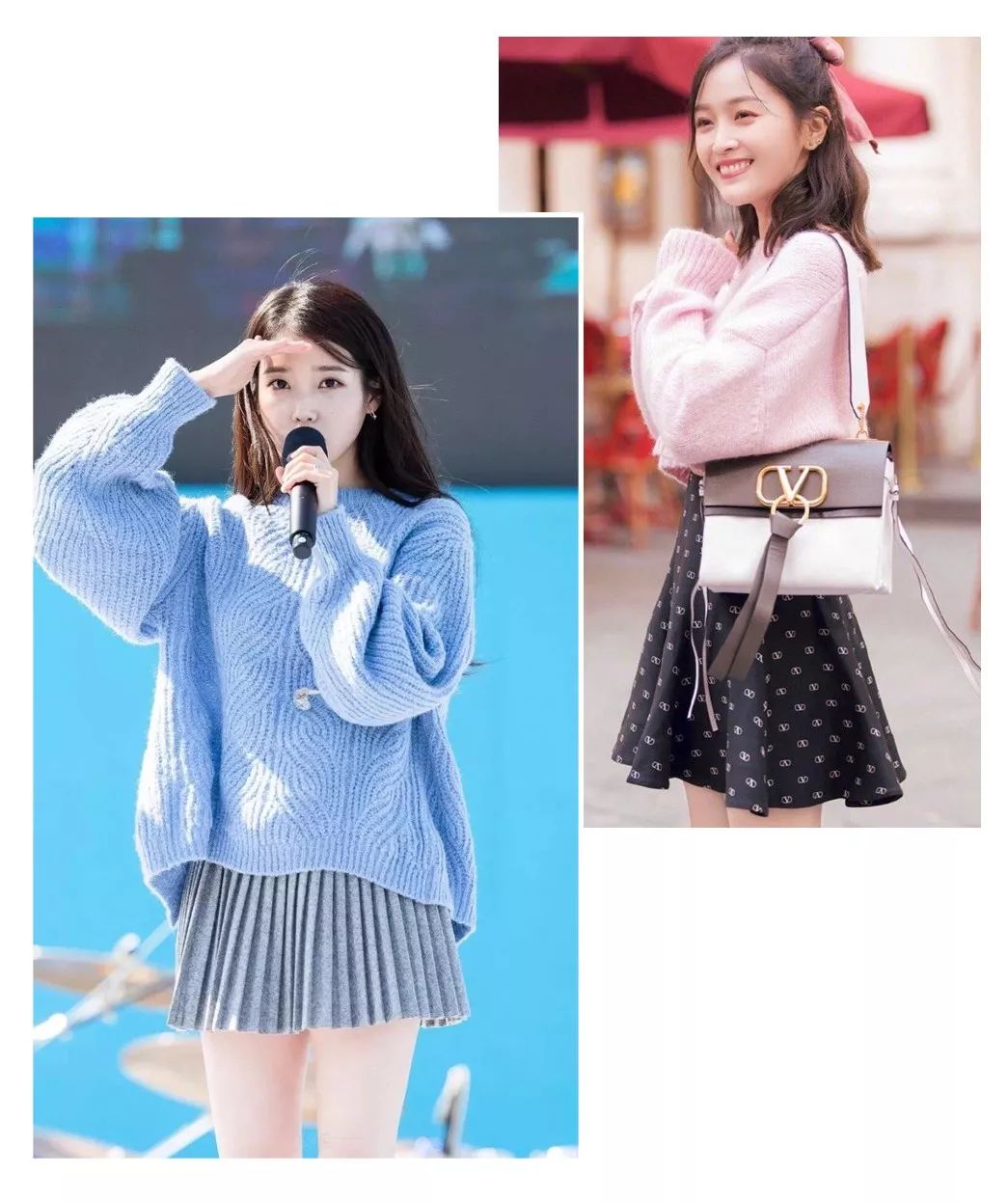 欧阳娜娜同款绿毛衣,欧阳娜娜同款红色毛衣