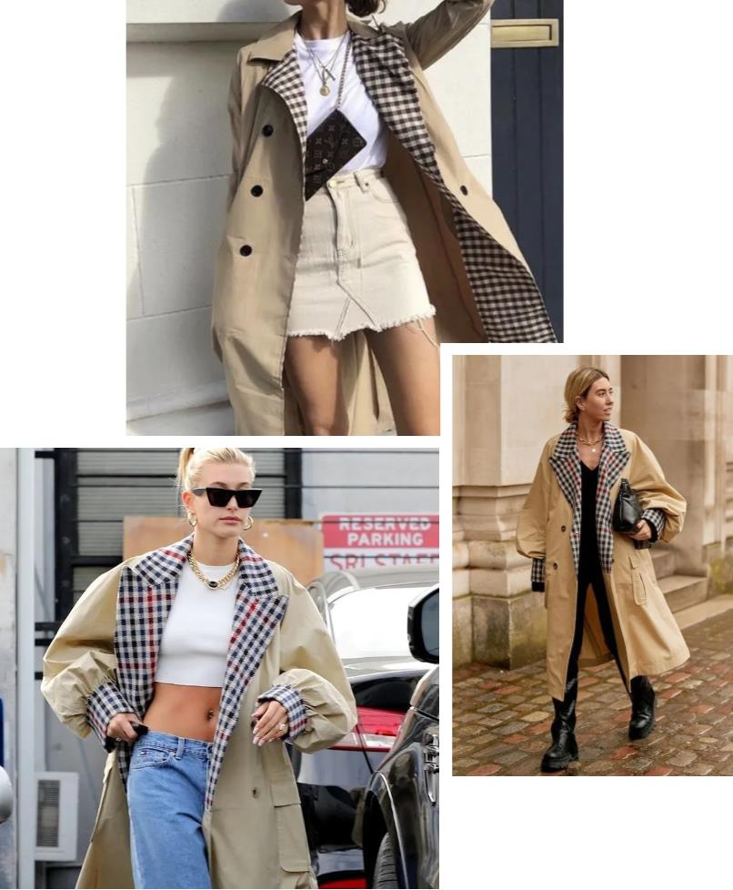 风衣10套穿搭,永不过时的风衣搭配图