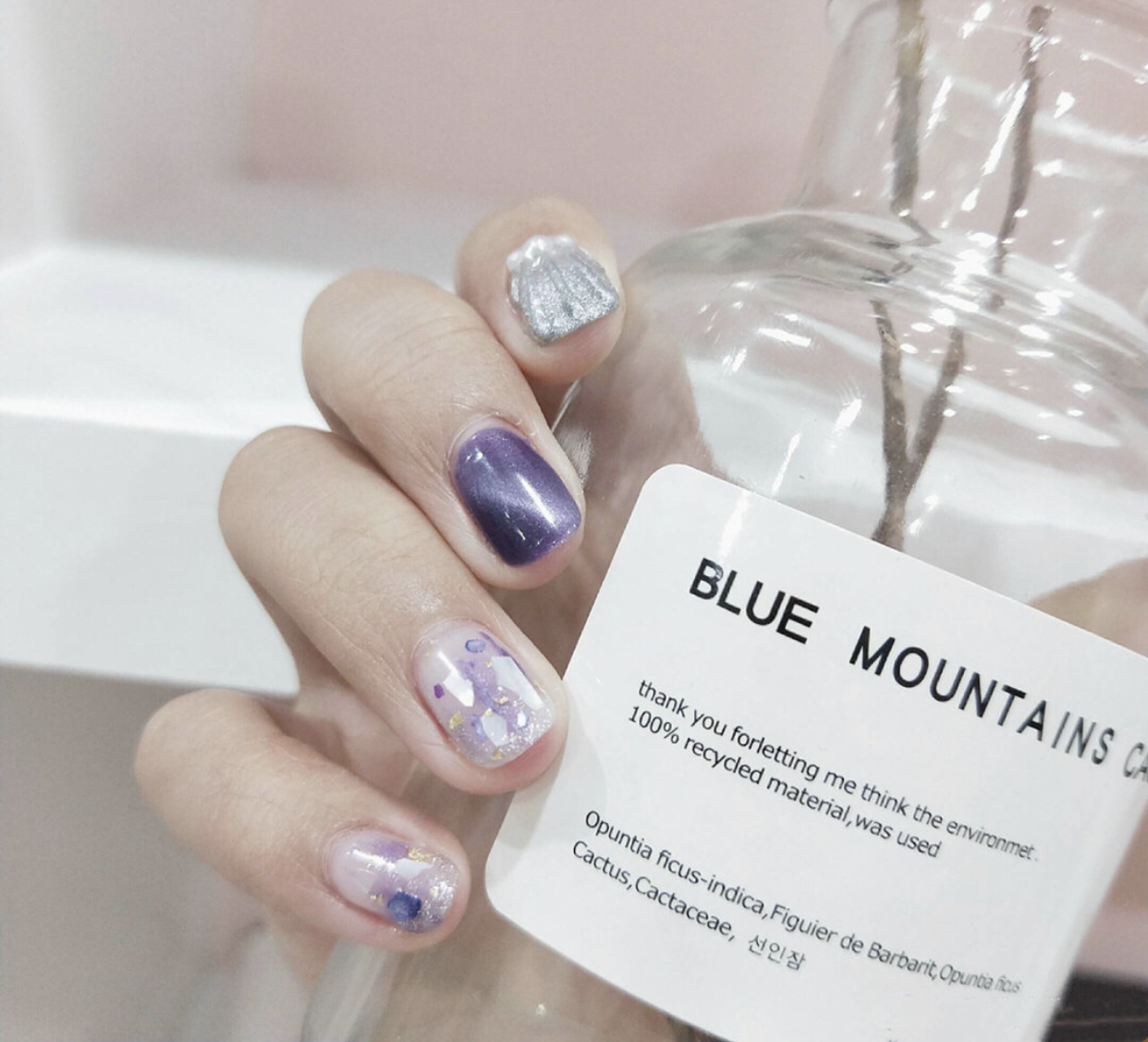 超简单美甲晕染教程,简单又好看的单色美甲教程