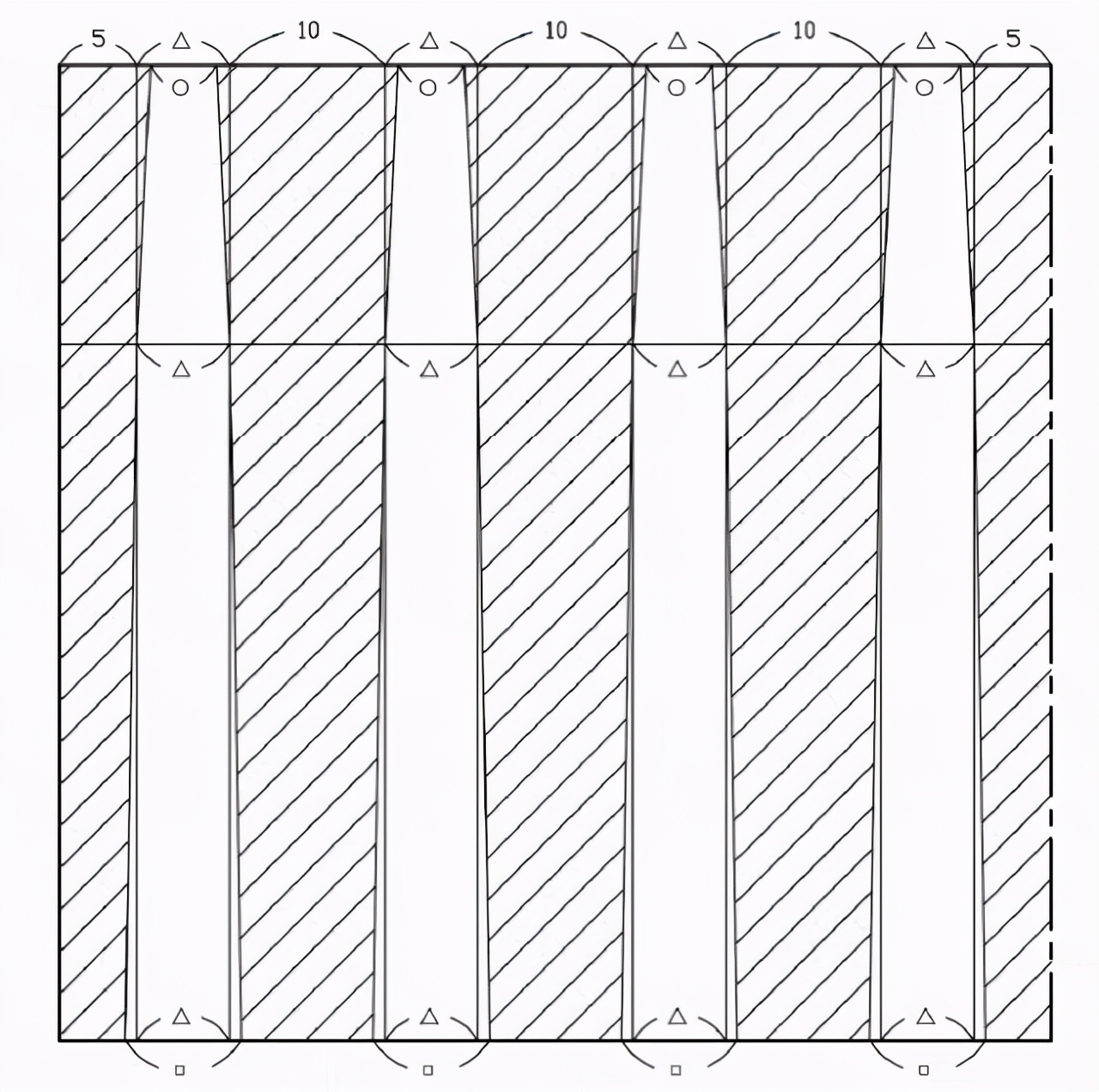 腰间百褶裙连衣裙裁剪图解100例,六种褶裙结构图解