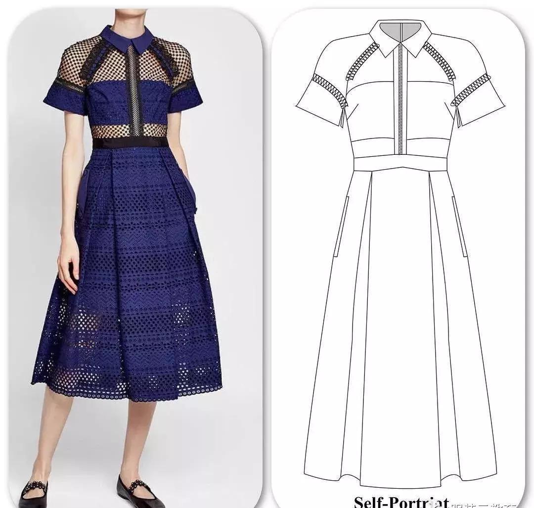 大摆长袖连衣裙30到40岁,四十岁红色高档新款有领连衣裙