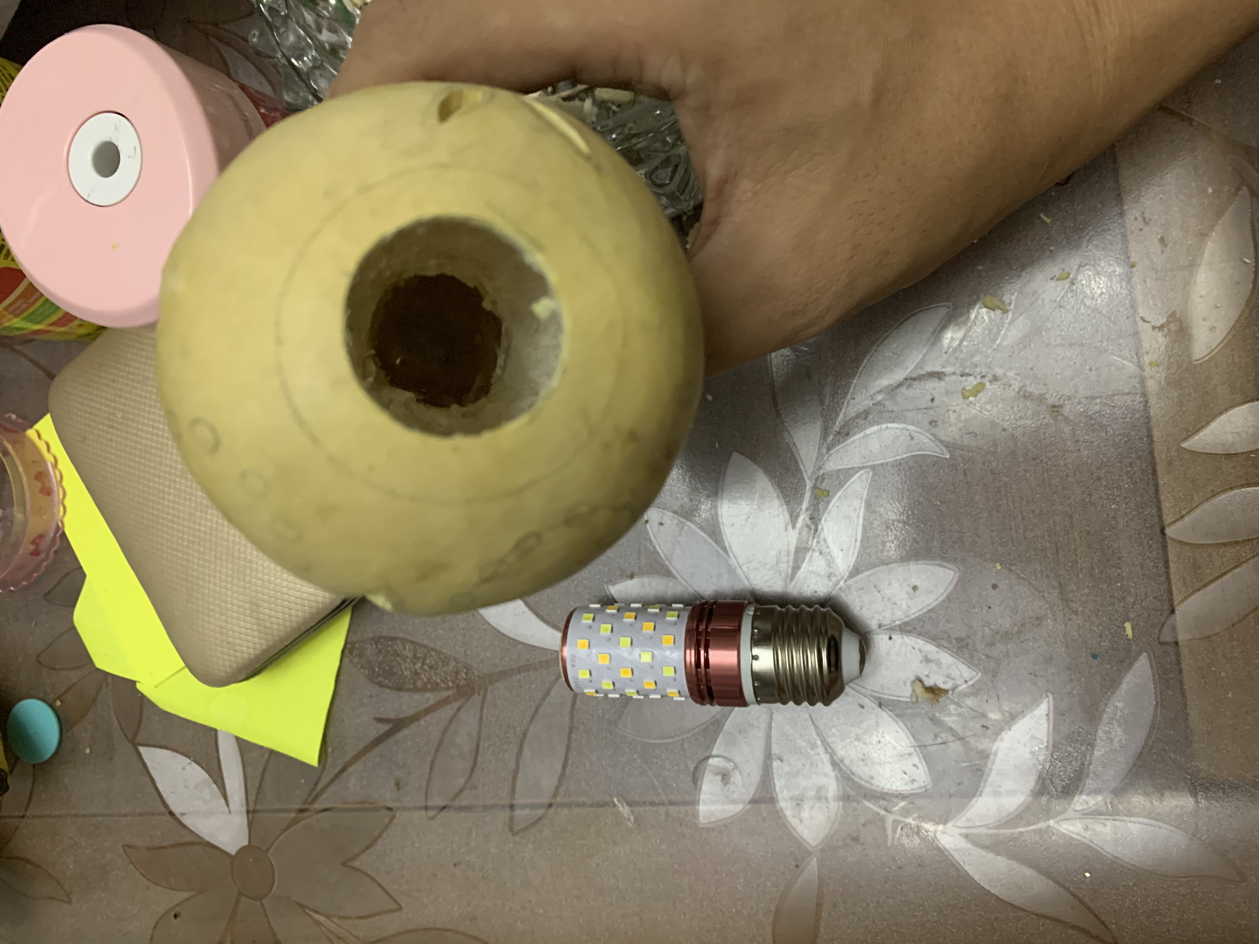 diy葫芦灯底座制作方法,自己做葫芦灯教程