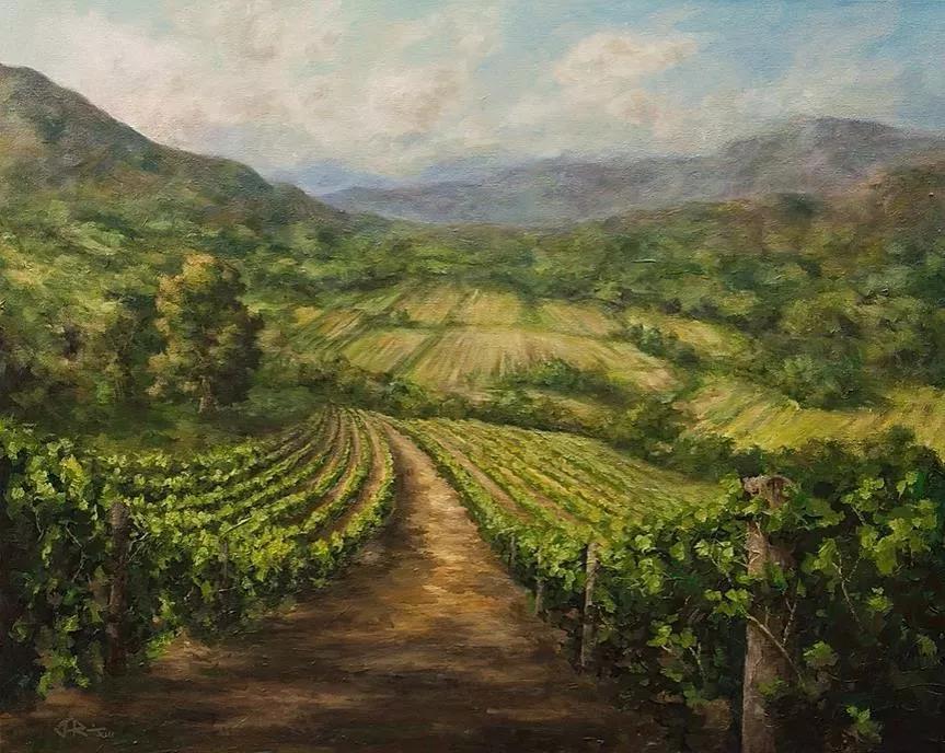 唯美壮丽的印象派风景油画,意境优美的古典风景油画欣赏