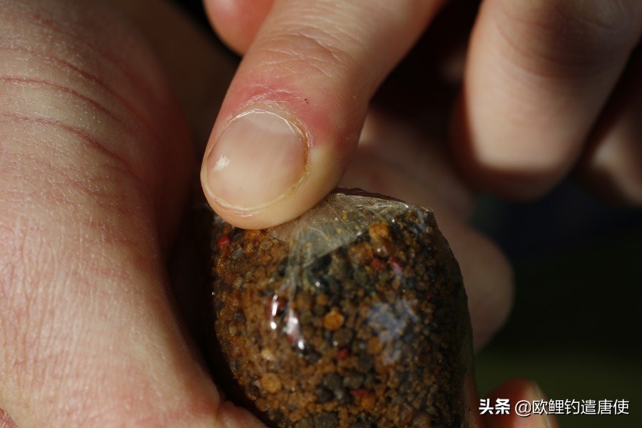 外国人钓鱼打窝技巧,老外用超大饵钓鱼