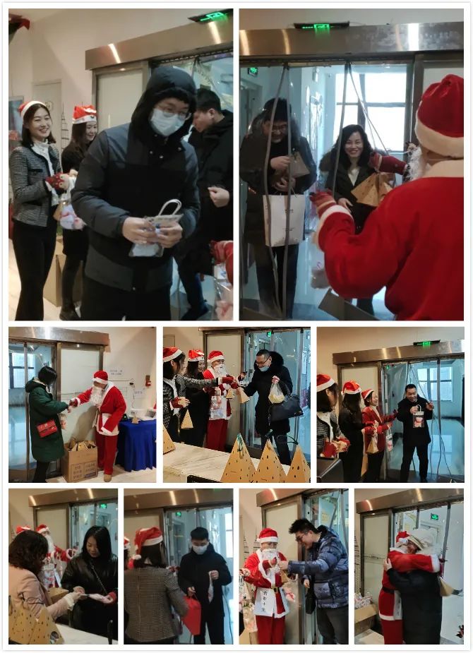 福利来袭!圣诞老人“空降”择学教育派发礼品