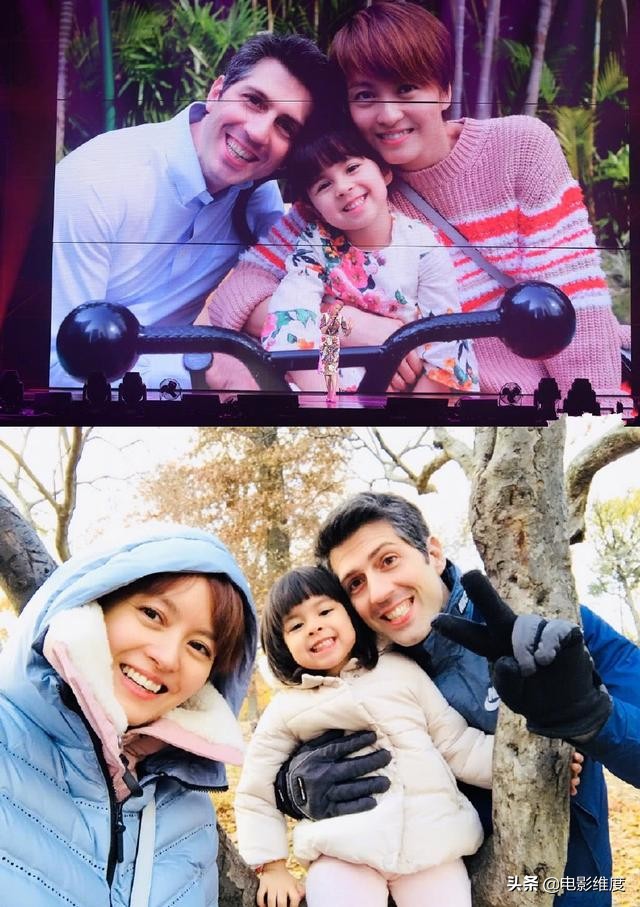 44岁梁咏琪晒和女儿照片 (梁咏琪怎样认识西班牙老公)