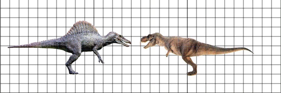 《侏罗纪公园3》棘龙打败霸王龙:主角光环实力碾压?