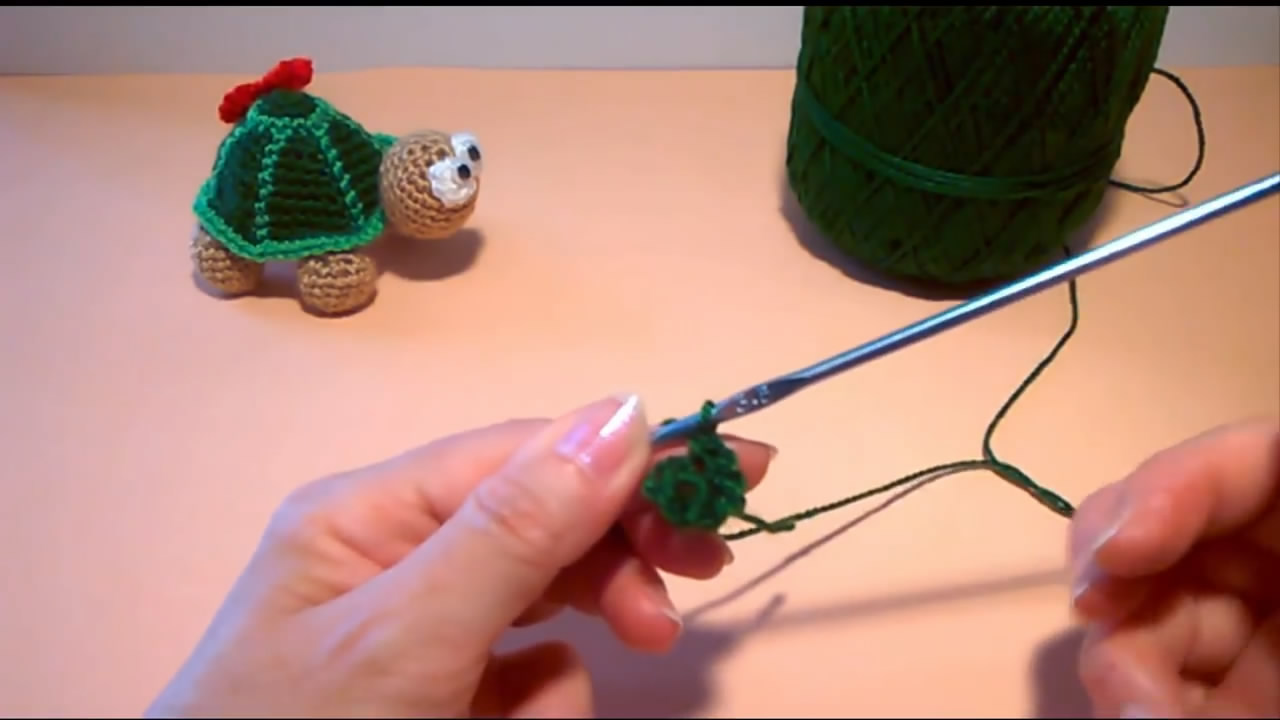 毛线钩织玩偶乌龟视频教程全集,毛线钩织小乌龟材料包教程