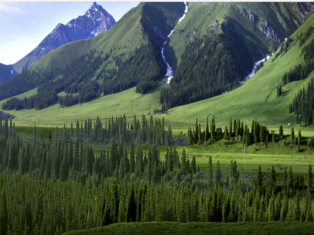 最美十大雪山航拍,最美天山奇峰风景视频