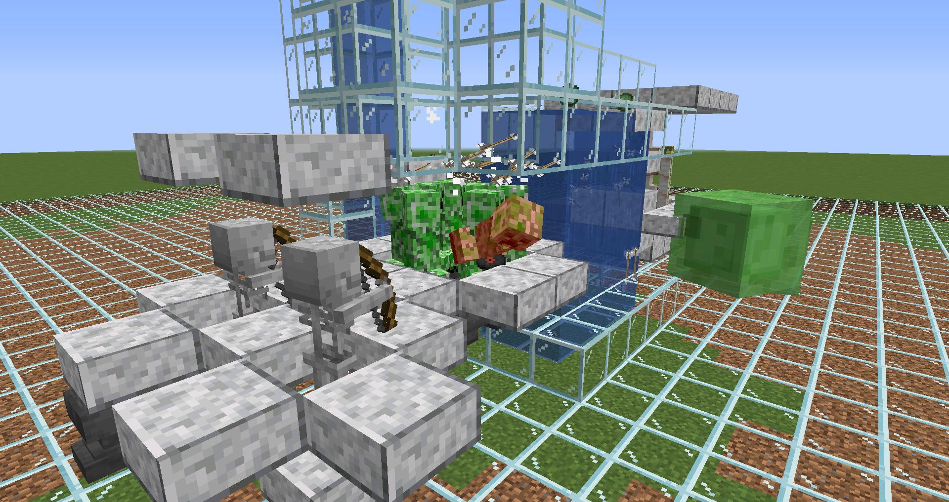 我的世界苦力怕pk末影人,我的世界苦力怕和末影人比赛