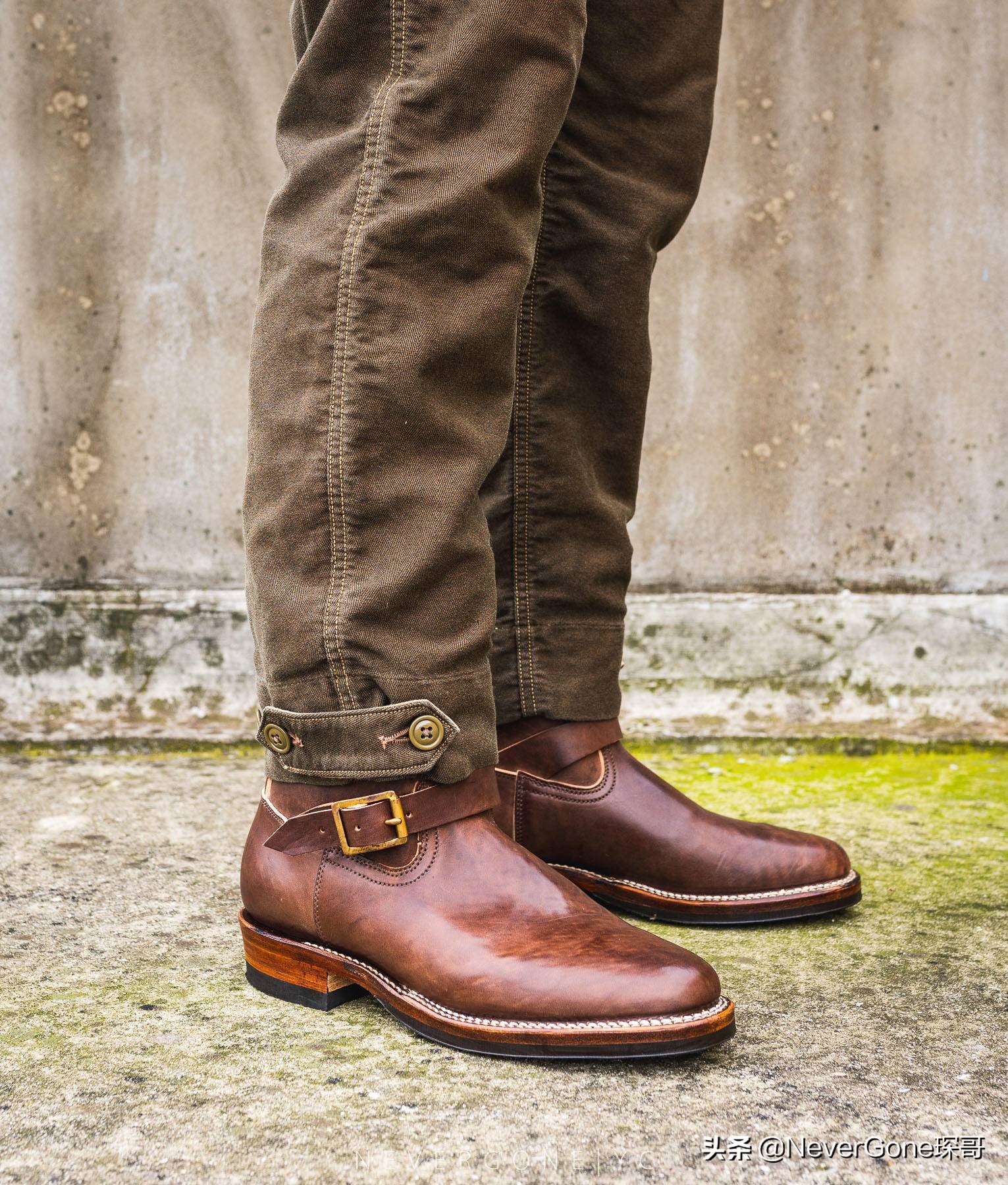 一双少见但高端的电工雨鞋——Viberg2060马皮工程师