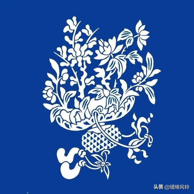 青花瓷花纹图案欣赏,青花雕瓷图片欣赏