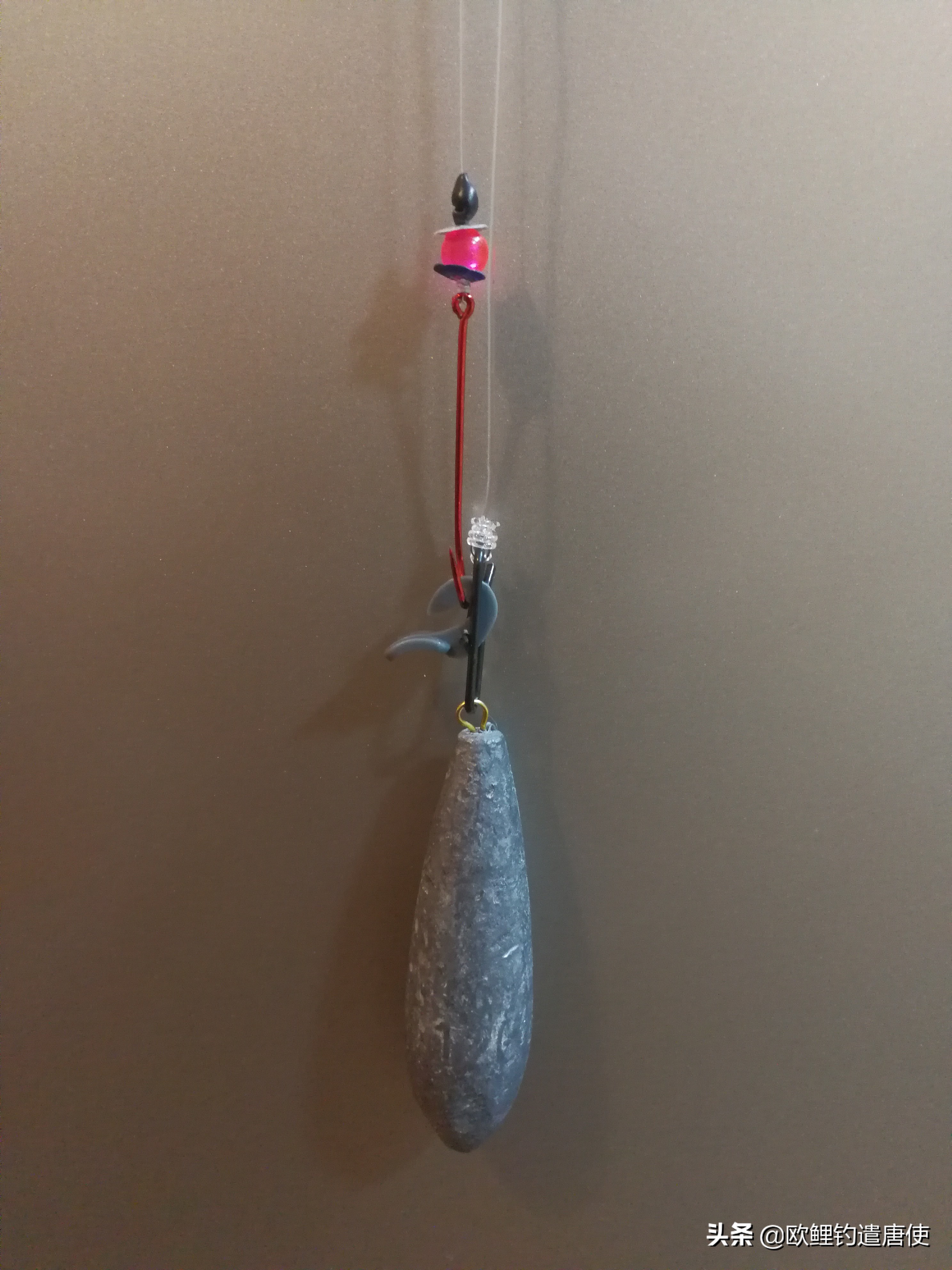 海竿钓鱼绑串钩用什么鱼料,海竿串钩线组浮漂正确绑法图解