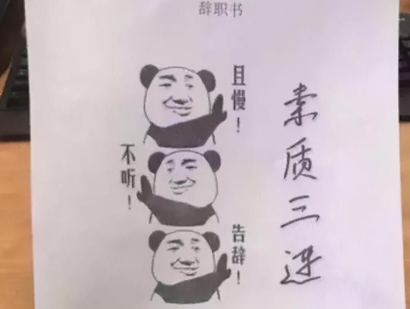 00后辞职信爆火,00后经典辞职信