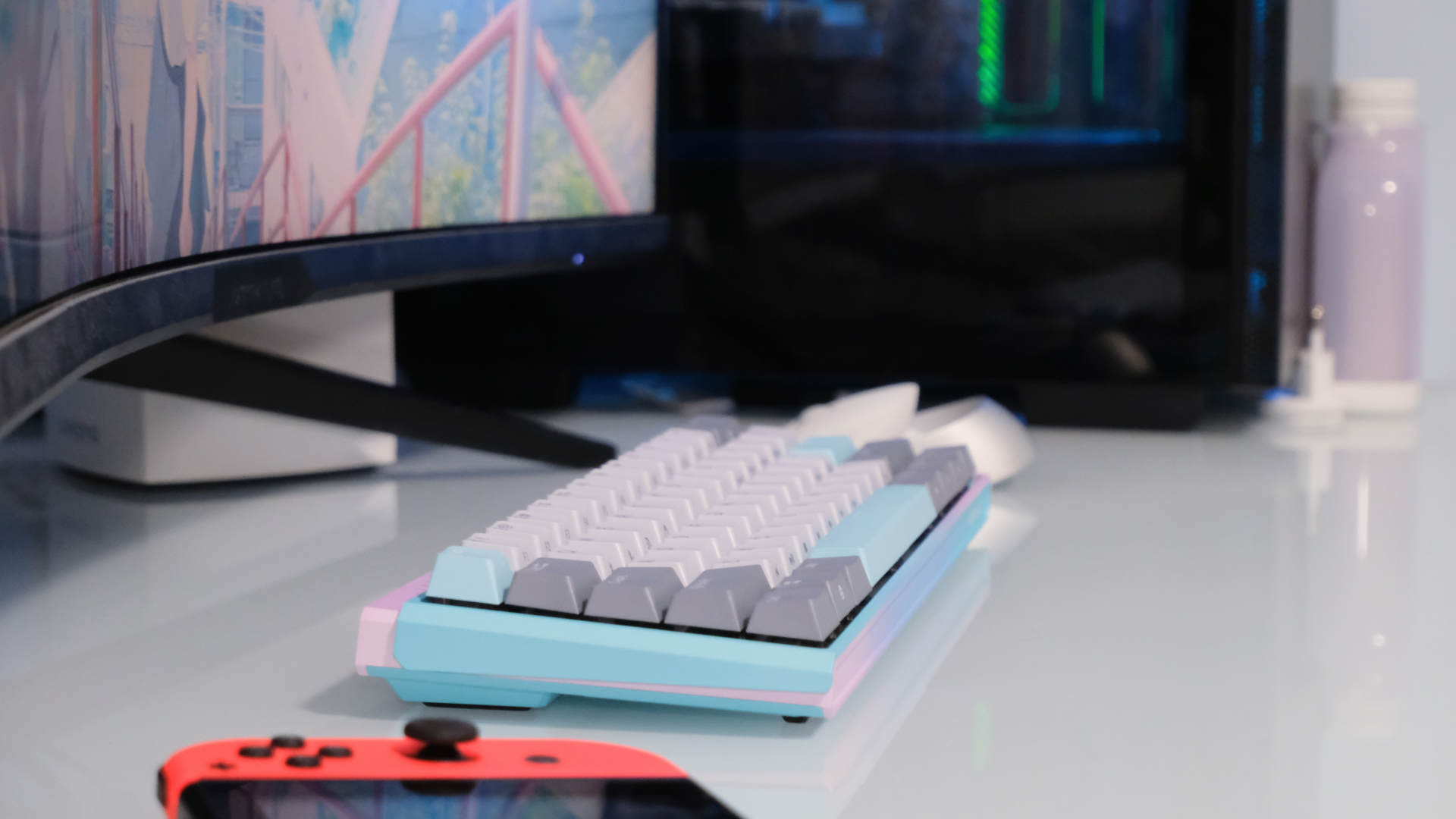 杜伽k310樱桃黑轴键盘测评,杜伽k310w无线银轴机械键盘