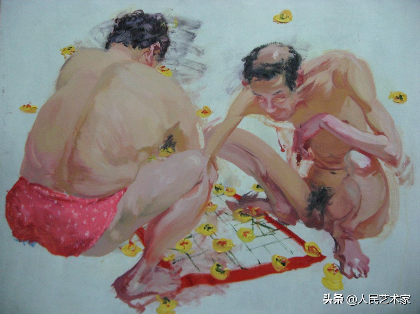 女性艺术展当中竟然出现了男人体？这件不可思议的事情，就发生在戚亚红身上