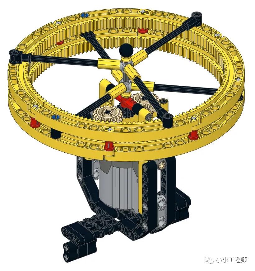 乐高连杆机构,乐高平衡梁式悬挂系统