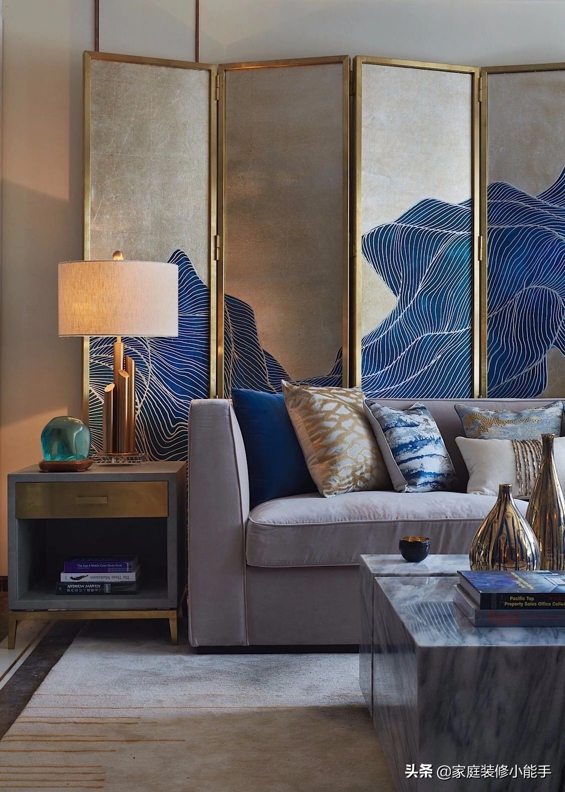 中式装修风格屏风,中式室内设计屏风